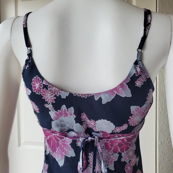 y2k floral print sleeveless maxi slip dress - Picture 4 of 7